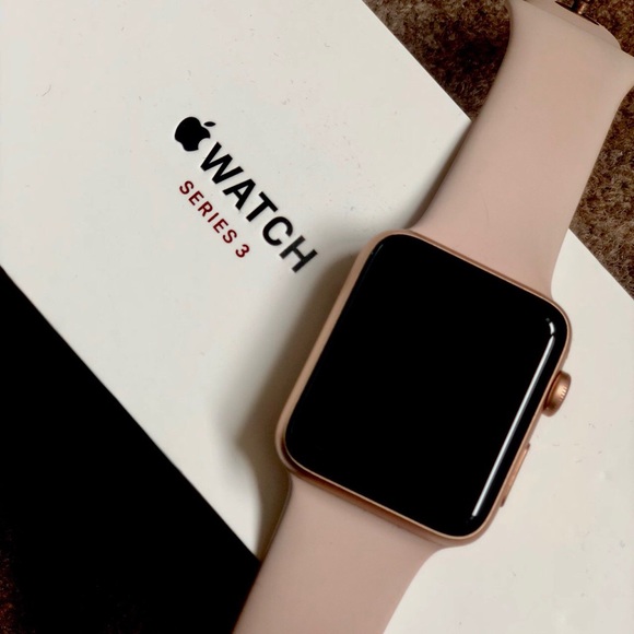 rose gold series 3 apple watch